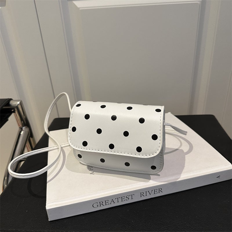 Mini Elegant Shoulder Bag Exquisite Beautiful Casual Wave Dot Printing Popular Fashion Trendy Crossbody Bag Small Square Bag For Women - Image 1