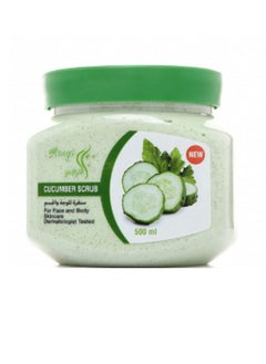 Scrubbing Cream for Face and Body Wth Cucumber