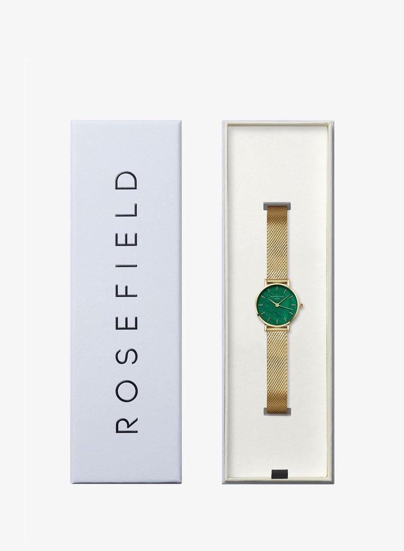 Rosefield Small Edit Emerald Mesh Gold - SEEGMG-SE72 - Image 4
