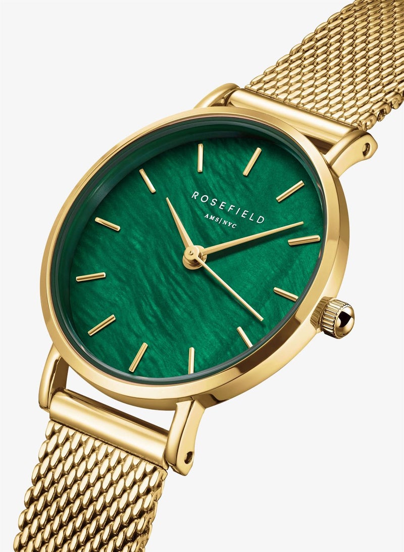 Rosefield Small Edit Emerald Mesh Gold - SEEGMG-SE72 - Image 2