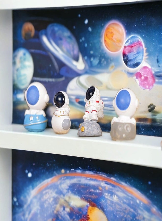 Chocozone Pack of 4 Astronaut Miniature Astronaut Figurine Home Décoration Items Science Learning Toys Action Figures - Image 2