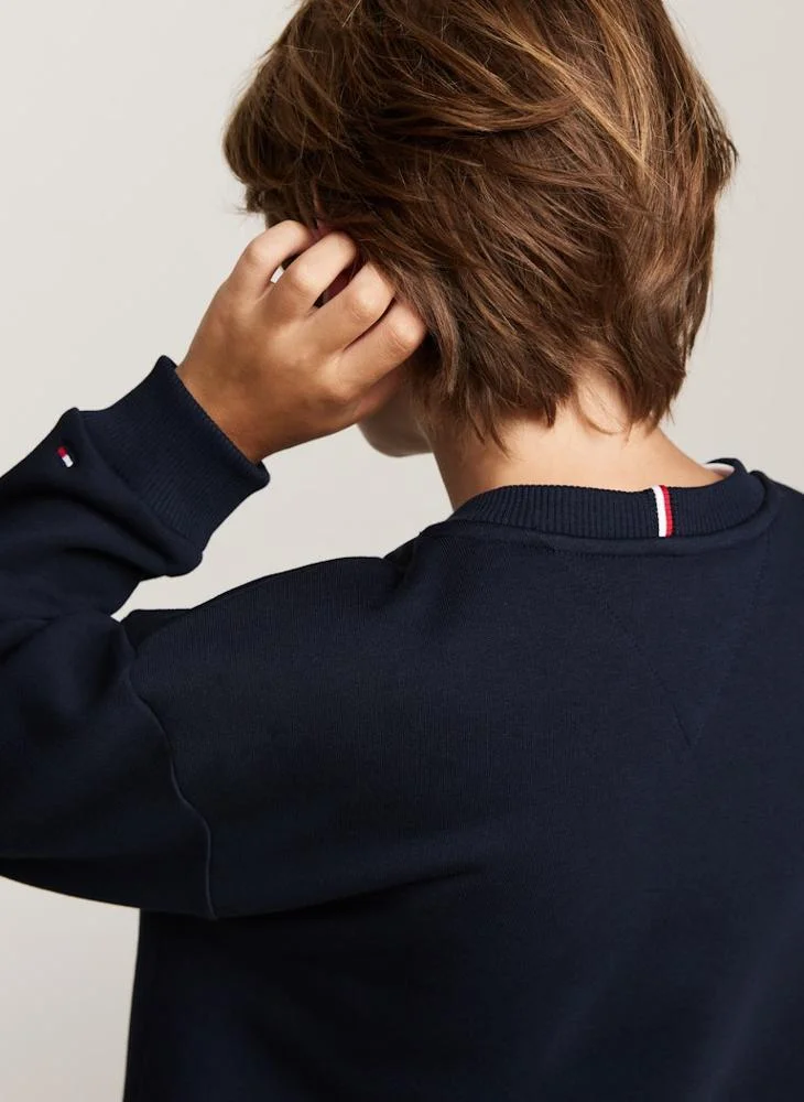 تومي هيلفيغر Youth Logo Sweatshirts