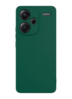 Techie Stylish TPU Silicone Back Cover Case for Xiaomi Redmi Note 13 Pro Plus– Slim Fit Design, Smooth and Soft – Dark Green  - Image 2