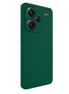 Techie Stylish TPU Silicone Back Cover Case for Xiaomi Redmi Note 13 Pro Plus– Slim Fit Design, Smooth and Soft – Dark Green  - Image 3