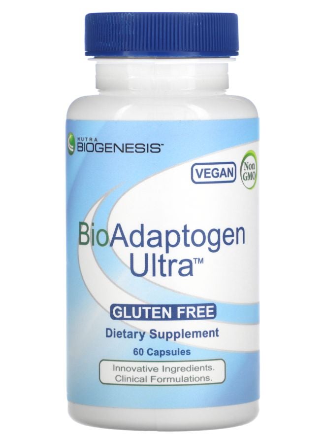 Nutra BioGenesis BioAdaptogen Ultra 60 Capsules - Image 1