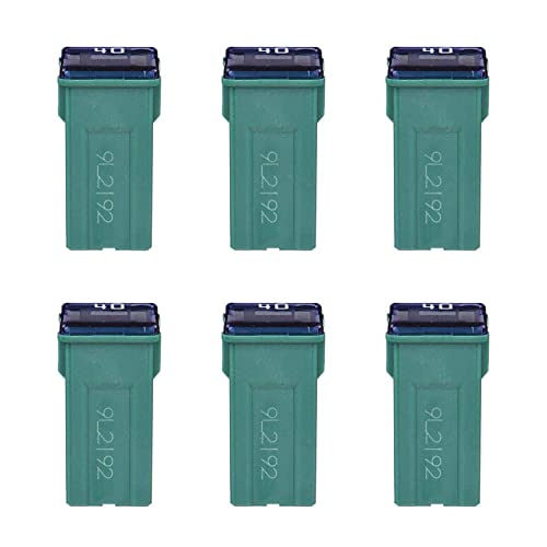 JOINAP 6 Pieces Tall Standard Fuses 40 amp JCase Box Shaped Fuse Compatible for Ford Chevy GM Nissan Toyota Pickup Trucks Cars SUV - Image 1