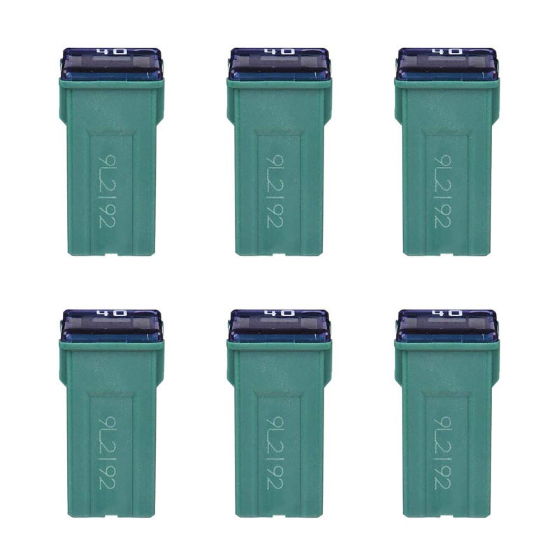 JOINAP 6 Pieces Tall Standard Fuses 40 amp JCase Box Shaped Fuse Compatible for Ford Chevy GM Nissan Toyota Pickup Trucks Cars SUV - Image 5