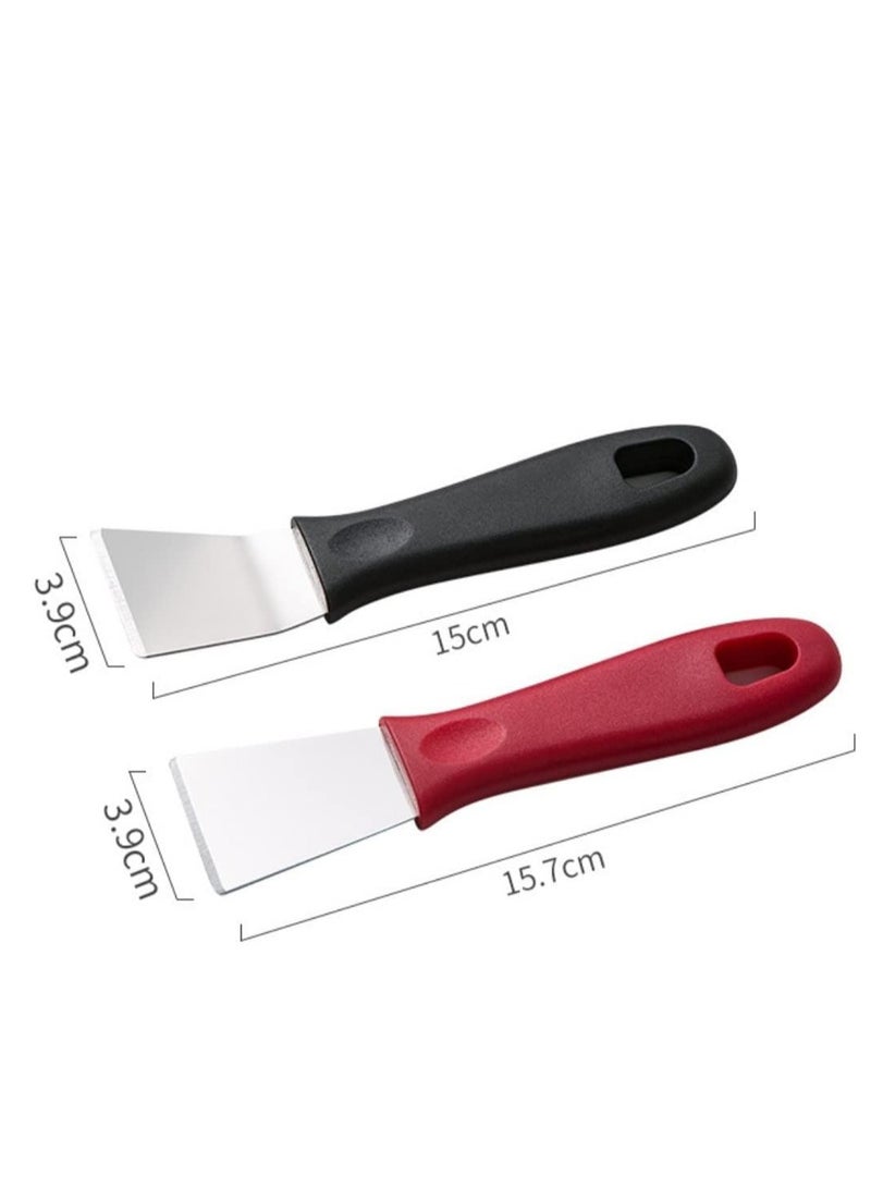Rubik Kitchen Scrapper Shovel Pair, Stainless Steel Multi-function, Cleaning Knife For Hood Oil Ash Counter Floor Ice Defrost - Image 4