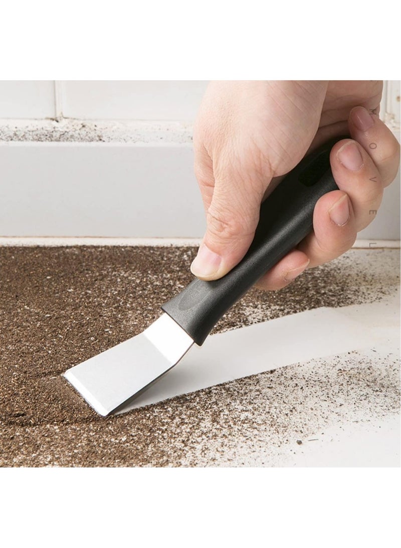 Rubik Kitchen Scrapper Shovel Pair, Stainless Steel Multi-function, Cleaning Knife For Hood Oil Ash Counter Floor Ice Defrost - Image 2