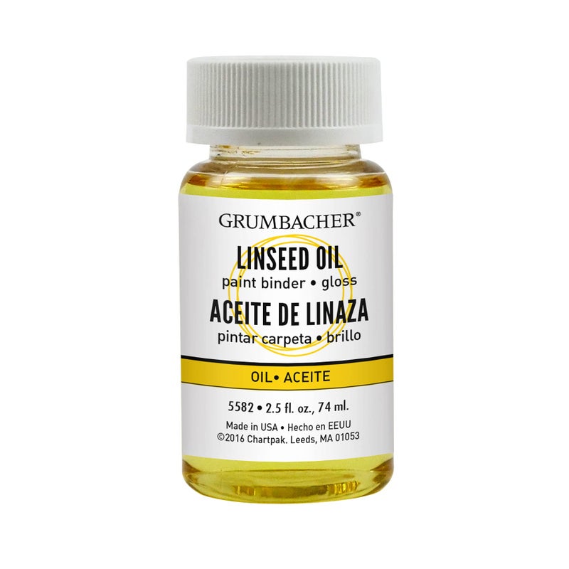 Grumbacher Linseed Oil Medium for Oil Paintings, 2-1/2 Oz. Jar, #5582, Original version - Image 4