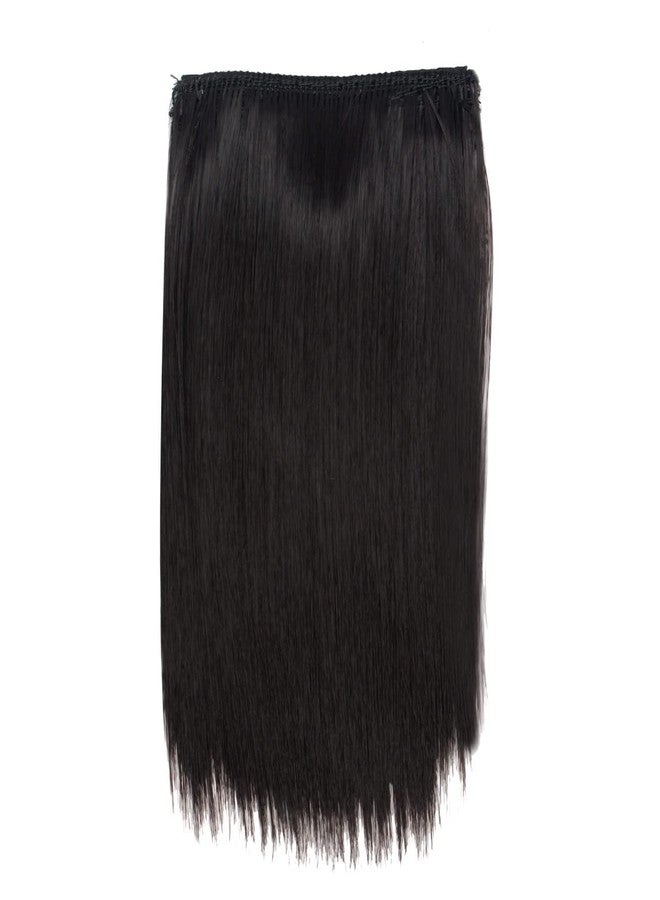 Wizme 2 Clip In Scalp Hair Extension/Scalp Cover Up Patch Volumizer Invisible Bald Cover Hair Extension/Hair Volumizer For Thin Hairs Set Of 2 (Dark Brown 6 inch) - Image 3