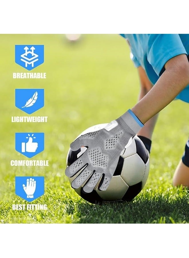 general Goalkeeper Gloves Children's Goalkeeper Gloves Men's with Super Grip Palms and Protection with Abrasion-Resistant, Non-Slip, Breathable, Suitable for Children and Adults - Image 5