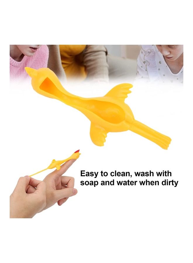 NIBEMINENT 5-Piece Slingshot Chicken Rubber Flick Toy  - Image 2