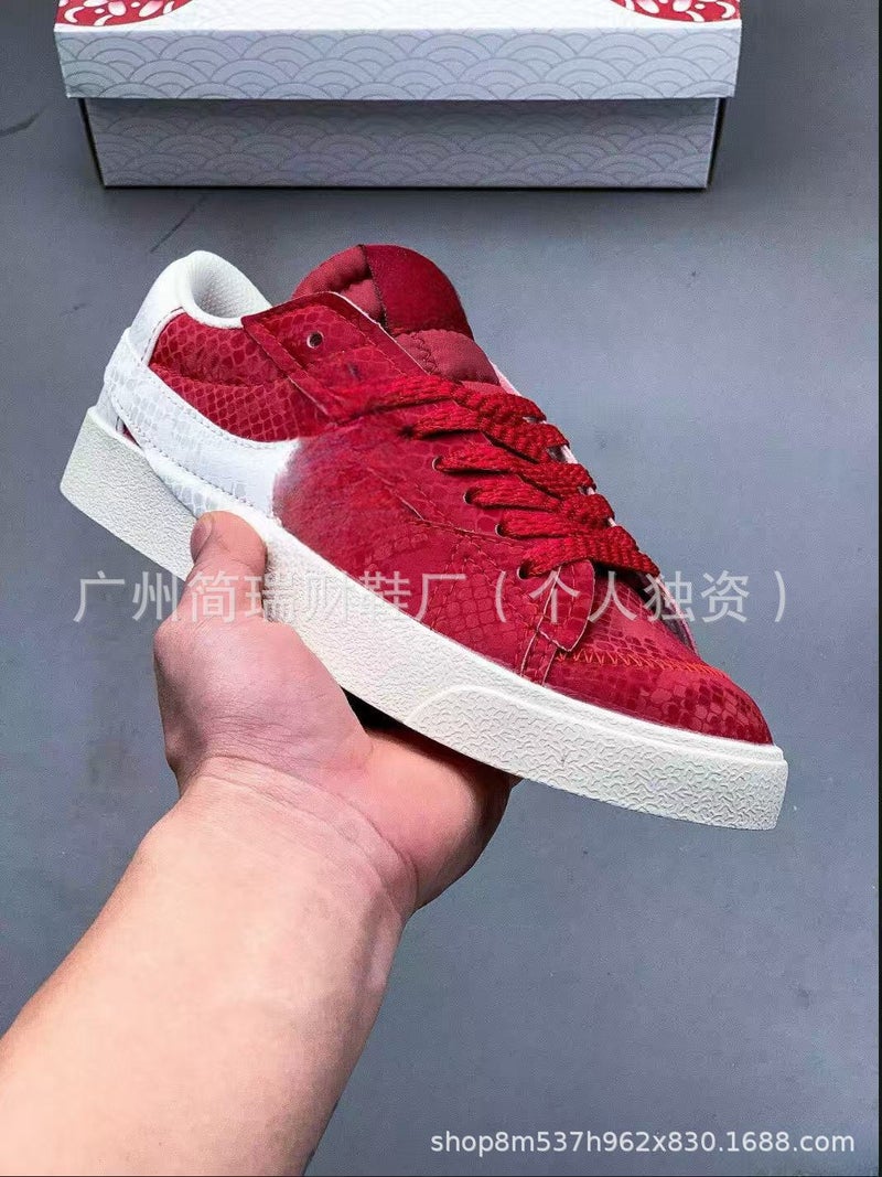Putian Shoes Pure Original Pioneer Blazer 77 Year Of The Snake Limited Men'S And Women'S Fashion All-Match Low-Top Casual Sneaker - Image 1