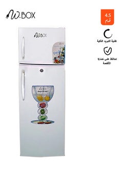 W.BOX Double Door Refrigerator - 4.5 Feet - 128 Liters - White - WBR138WH  - Image 1