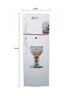 W.BOX Double Door Refrigerator - 4.5 Feet - 128 Liters - White - WBR138WH  - Image 2