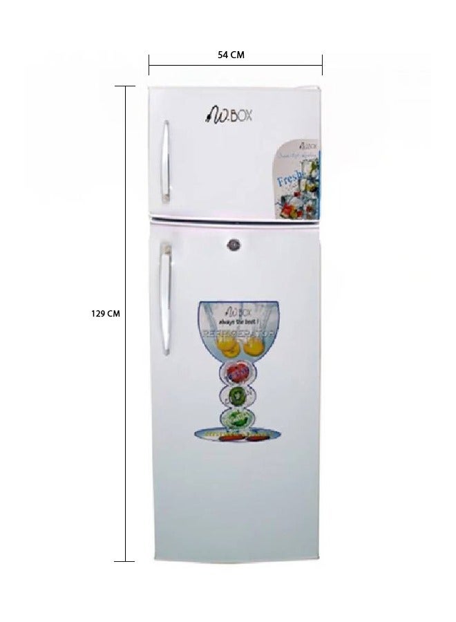 دبليو بوكس ثلاجة بابين - 4.5 قدم - 128 لتر - أبيض - WBR138WH - Image 2