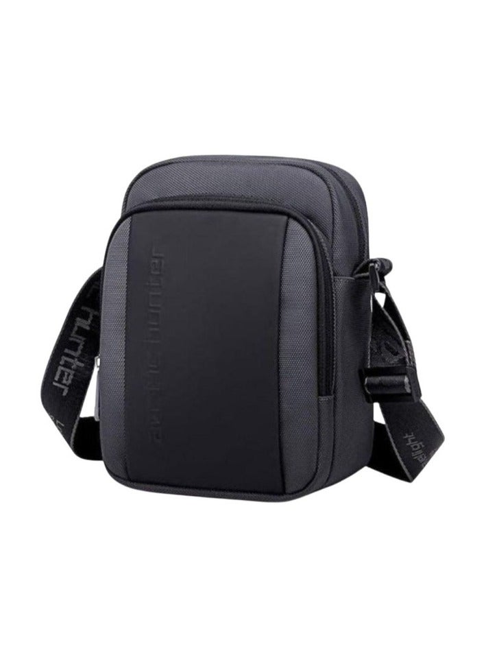 Arctic Hunter Premium Unisex Sling Bag -   Water-Resistant Polyester Crossbody Bag with Anti-Theft Features for Travel and Business, Model K00542 Grey  - Image 1