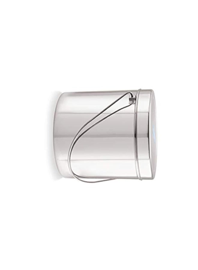 Neelam Stainless Steel 16, 22 Gauge Milk Pot, 4600 ml, Stainless Steel Storage Can Useable As Steel Dabba, Milk, ghee, Oil Storage, Etc. Heavy Jointless Body, Induction Compatible, Silver - Image 3