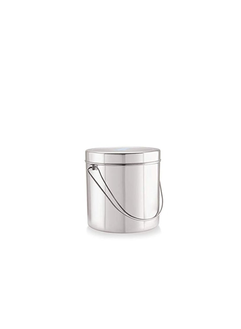 Neelam Stainless Steel 16, 22 Gauge Milk Pot, 4600 ml, Stainless Steel Storage Can Useable As Steel Dabba, Milk, ghee, Oil Storage, Etc. Heavy Jointless Body, Induction Compatible, Silver - Image 2