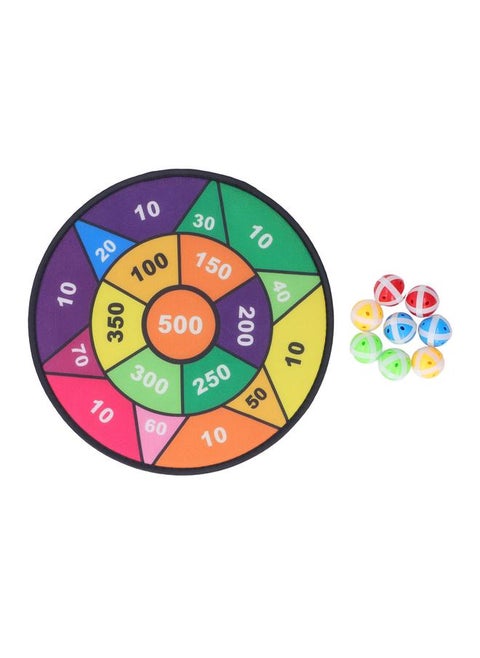 Kids Dart Board Game with 8 Stick Balls Number Dart Board Indoor Outdoor Sport Interactive Toy