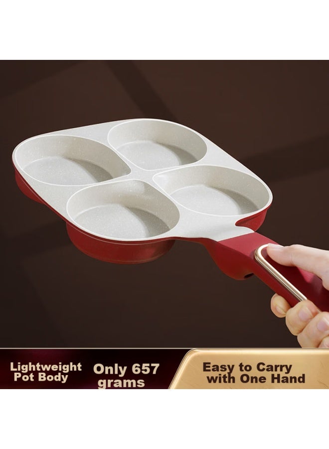 Ssn Four-hole Frying Pan, Egg Pan, Egg Cooking Tool, Burger Pan, Egg Pan, Breakfast Pan, Frying Pan, Hamburger Pan, Meat Burger Pan - Image 5