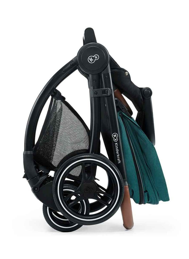 Kinderkraft - 2-in-1 Evolution Cocoon Pushchair - Green - Image 1