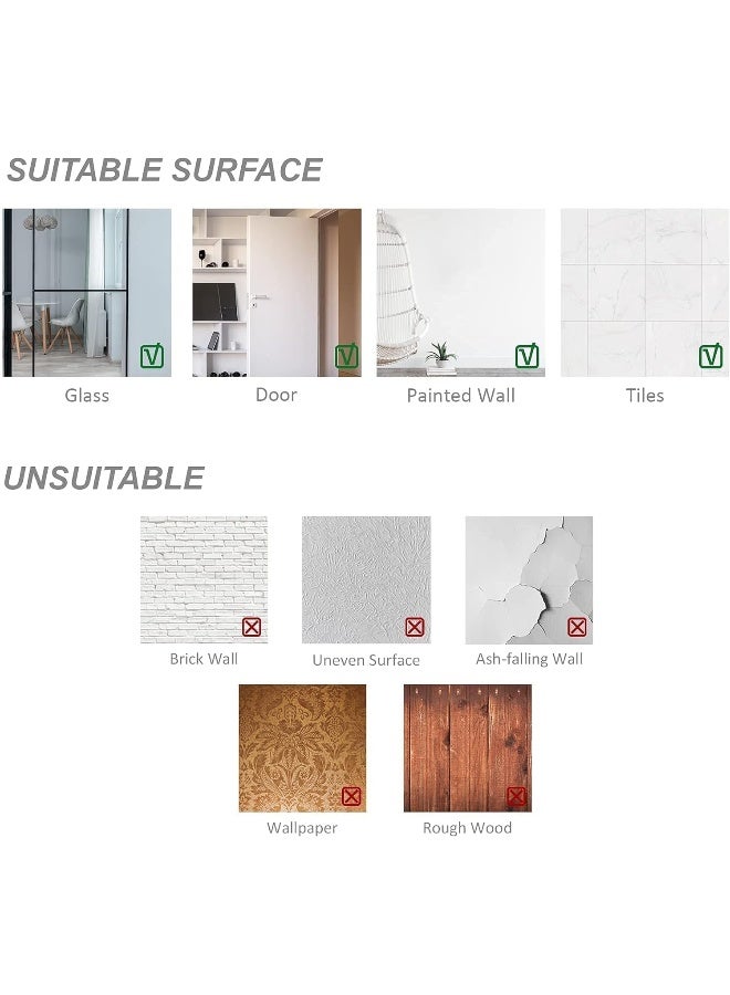 4PCS 30 * 30cm Glass Full Length Wall Mirror Tiles