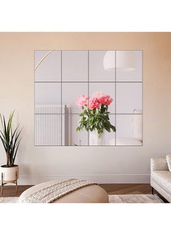 Sky-Touch 4PCS 30x30cm Glass Full Length Wall Mirror Tiles : Frameless Wall Mounted Mirror for Home Office Bedroom Living Room Bathroom Door Gym - pzsku/Z896B081C3CD4766227C7Z/45/_/1736946289/92c8b39e-ca53-4d31-90b6-cd3783f2f80d