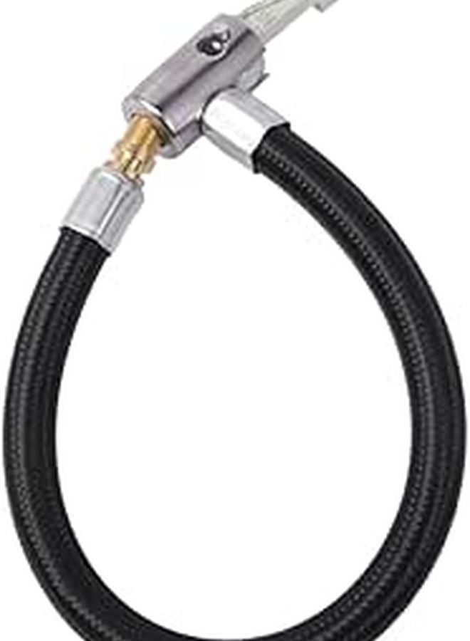 Locking Air Chuck with 20cm Extension Tube for Car Motorcycle Bike Tire Pumping - Image 1