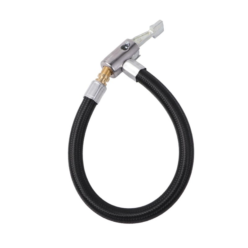 Locking Air Chuck with 20cm Extension Tube for Car Motorcycle Bike Tire Pumping - Image 2