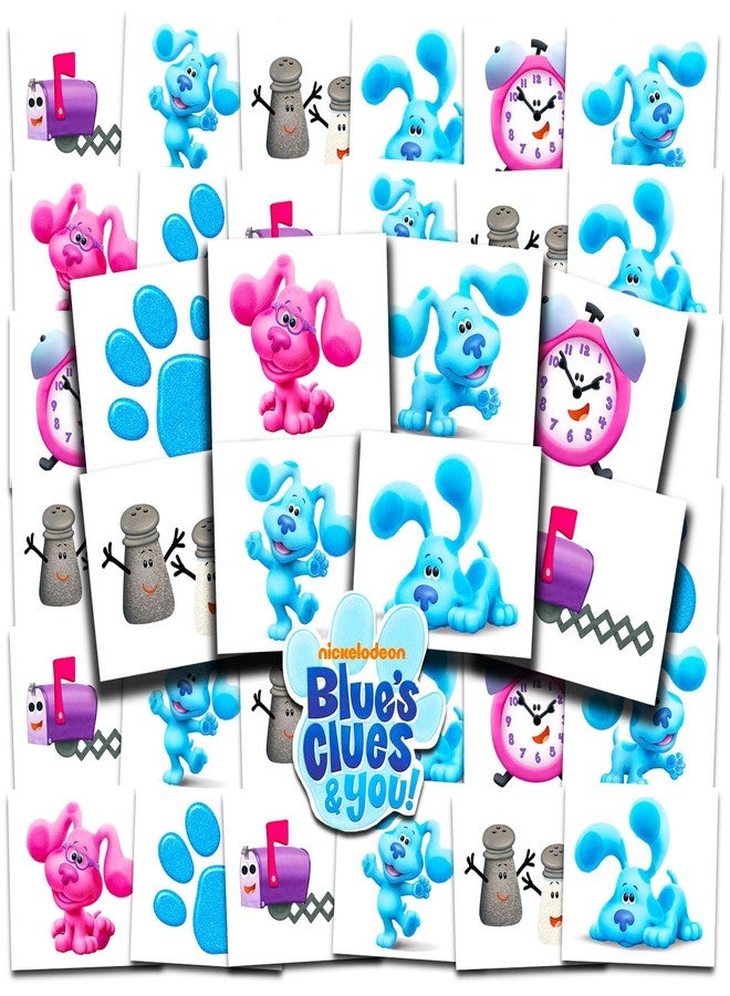 Blue's Clues Tattoos for Kids Party Favors Bundle, 72 Pc Individual Tattoos - Image 1
