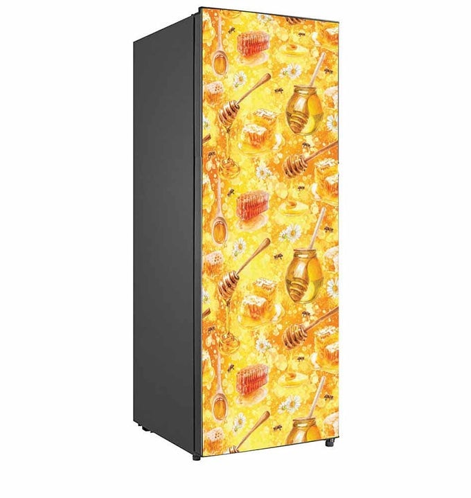 HONEY DESIGN FRIDGE STICKER SKIN FULLY WATERPROOF VINYL STICKER 60 CM X 160 CM FRS2118