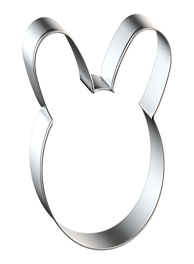 QAAQS Bunny Cookie Cutter Set Large - 5", 4", 3", 2" - 4 Piece Easter Bunny Rabbit Hare Head Face Shaped Cookie Cutters - Stainless Steel - Image 4