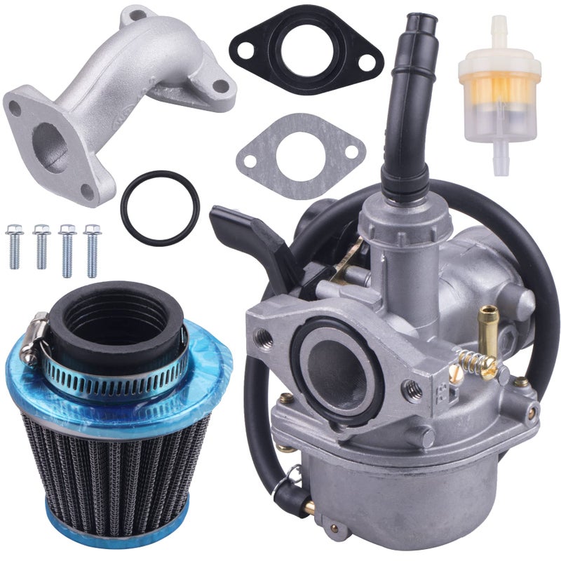 كاربراتير جينغكي PZ19 مع فلتر هواء 35 مم لـ 50cc 70 90 110cc DR50 CRF XR 50 أبولو 125CC كولستر كازوما 110 تاتاو بويانغ كولسبورت ريدكات بيس باجا ATV صيني كواد قارب ذهبي قطع دراجة نارية