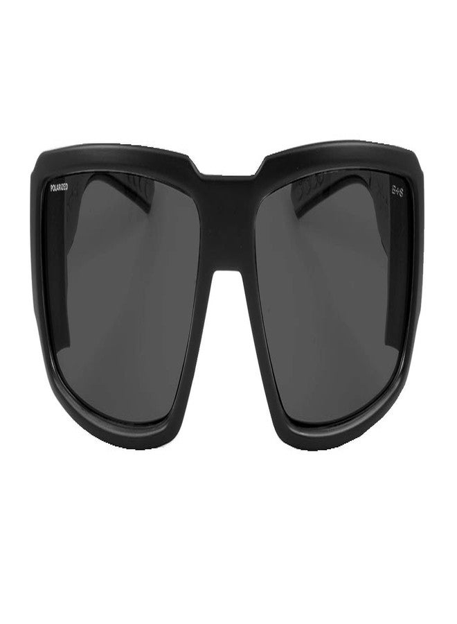 BOMBER Boogie Bomb BG111 Matte Black Frame Smoke Polarized Safety Lens Gray Foam - Image 2