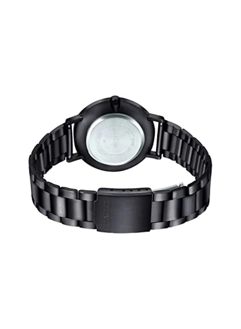 CASIO Analog Quartz Black Dial Stainless Steel Men's Watch MTP-VT01B-1B - Image 3