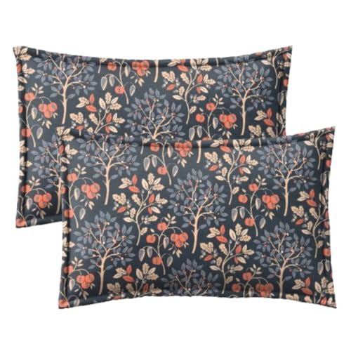RRC Super Soft Brushed Microfiber Cotton Pillow Covers,Set of 4 Pieces Pillow Covers,17X27(Inches) 43X68(CM) Printed Pillow Covers,Flange on Edges Pillow Covers - Image 3