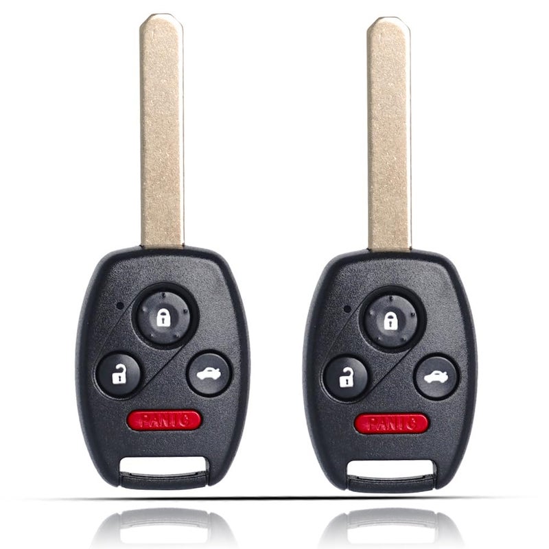 MechanMagic Key Fob Remote Replacement Fits for Accord 2003 2004 2005 2006 2007 FCC ID OUCG8D380HA Keyless Entry Remote Control 35118SDAA11 46CHIP Pack of 2