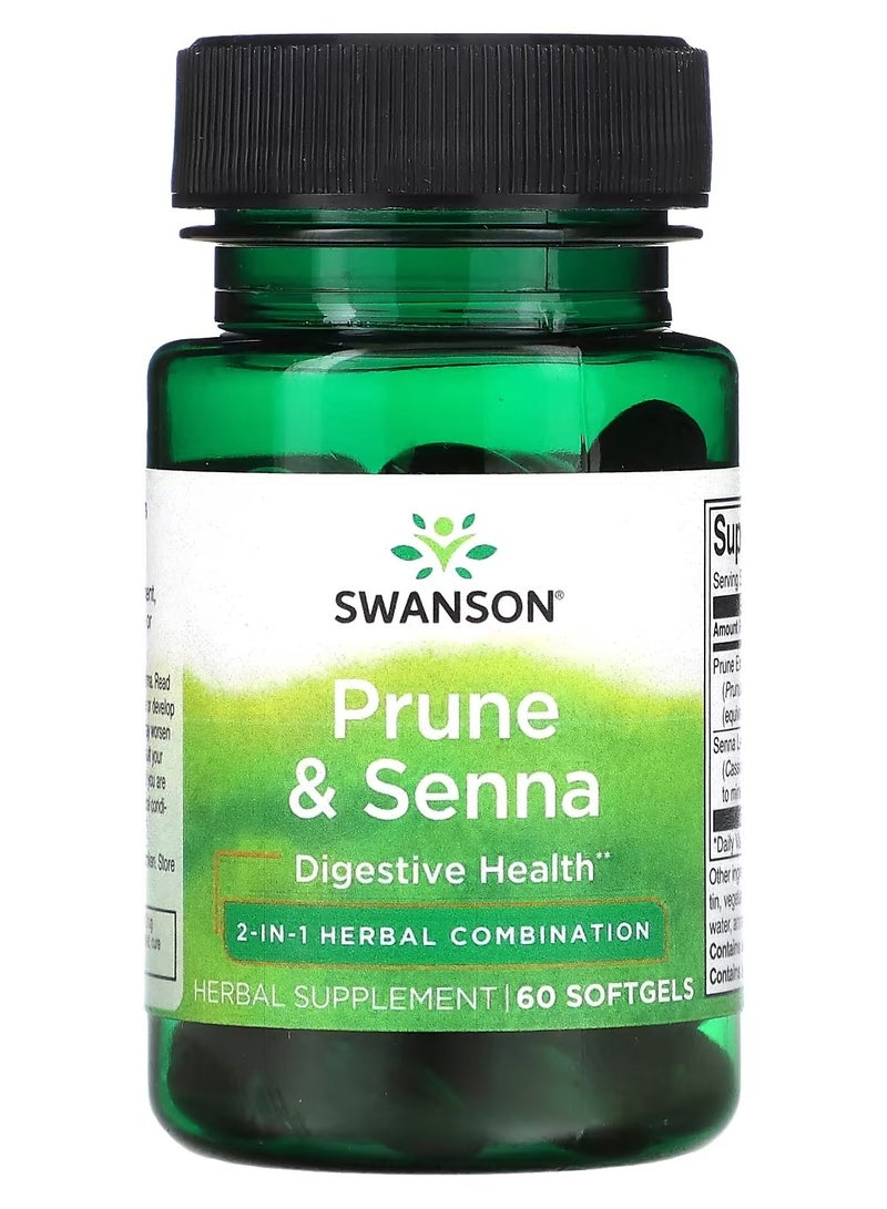 Swanson, Prune & Senna, 60 Softgels
