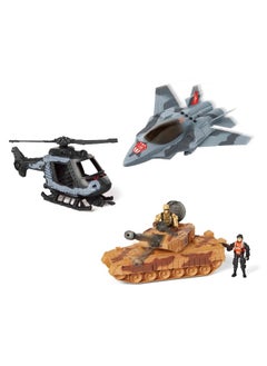 True Heroes True Heroes Sentinel1 Multi Vehicle Military Playset  - Image 2