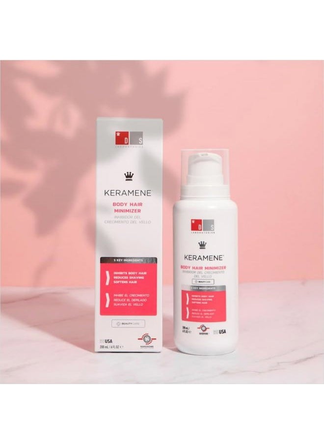 DS LABORATORIES Keramene Hair Growth Inhibitor by DS Laboratories - Minimize Unwanted Hair Growth on Face and Body, Slows Regrowth, Paraben-Free  - Image 5