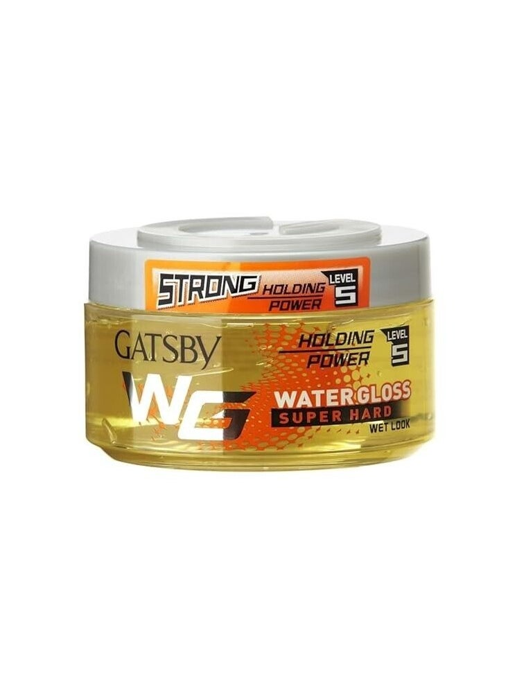 GATSBY Hair Gel Water Gloss 150 g Super Hard Yellow  - Image 3