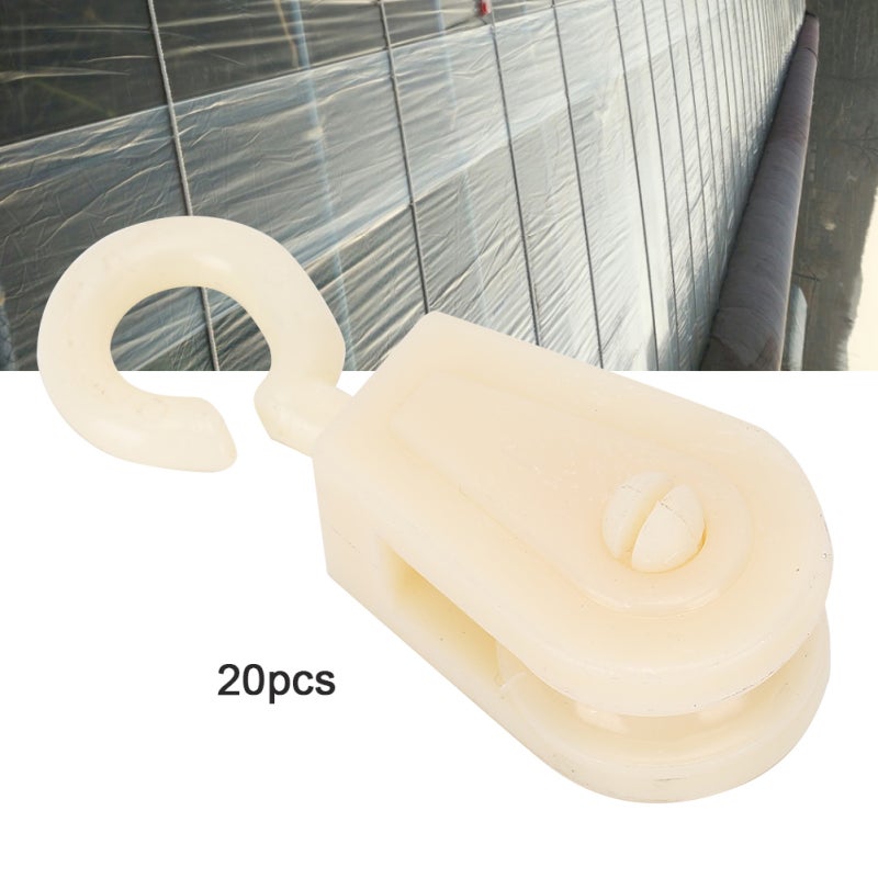 Waterline Pulley: 20 Pcs High-Quality Plastic, Small Lightweight, Easy Installation - Durable Damage-Resistant, Automatic Waterline Accessory for Large Scale Chicken Farm Breeding - Image 3