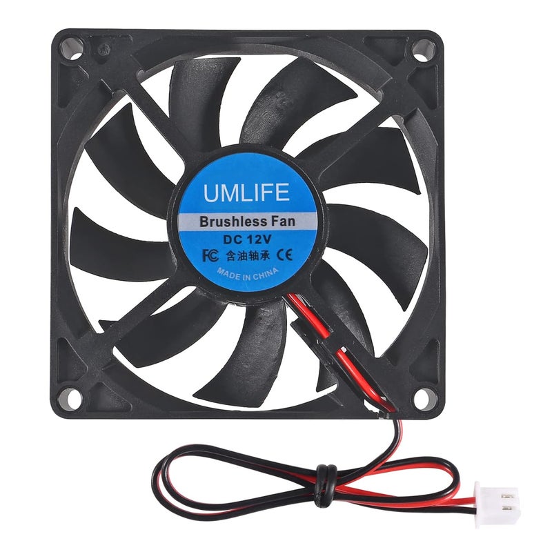 UMLIFE 4PCS DC Coolng Fan 80x80x15mm 80mm 12V Dual Ball Bearing Brushless Case Cooler Fans for 3D Printer PC CPU Computer Case Fan Cooler - Image 4