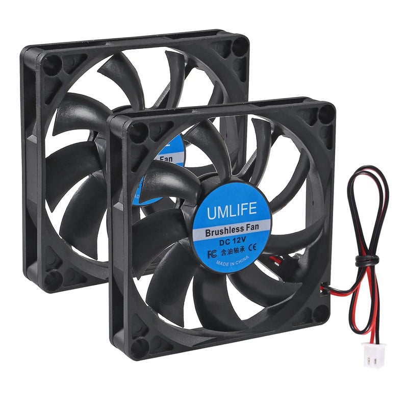 UMLIFE 4PCS DC Coolng Fan 80x80x15mm 80mm 12V Dual Ball Bearing Brushless Case Cooler Fans for 3D Printer PC CPU Computer Case Fan Cooler - Image 5