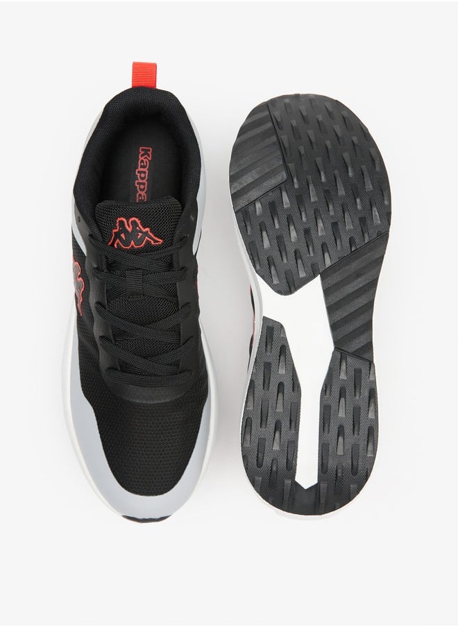 Kappa Men's Colourblock Walking Shoes with Lace-Up Closure  - Image 4
