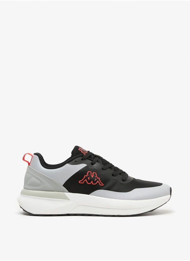 Kappa Men's Colourblock Walking Shoes with Lace-Up Closure  - Image 3