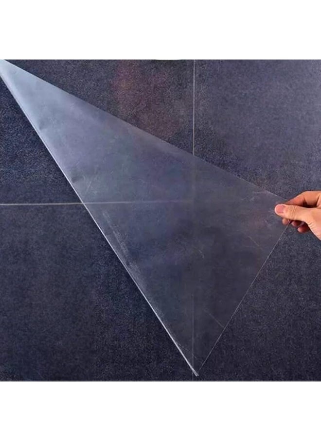 ماركة غير محددة واقي شفاف من تناثر الزيت 90 × 60 سم - يناسب الموقد أو السيراميك - يحمي أرفف مطبخك المصنوعة من الرخام والألومنيوم، غشاء فينيل قابل للإزالة، واقي حائط ذاتي اللصق، ورق جدران قابل للتقشير واللصق  - Image 1