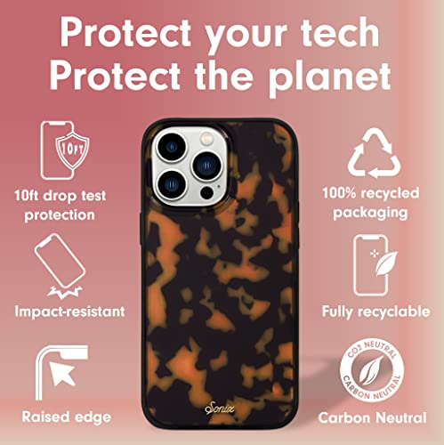 Sonix Phone Case for iPhone 13 Pro | 10ft Drop Tested | Classic Tortoiseshell Case | Brown Tort - Image 3